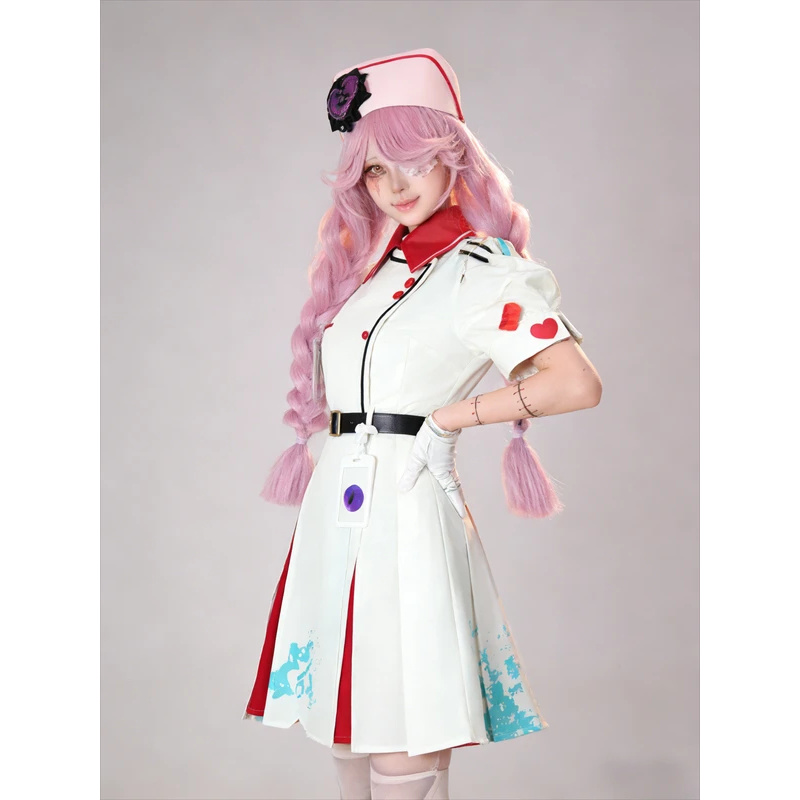 Party Games Eggy - A;3\v,7'd/Game Eggy Heather Cosplay Costumes White