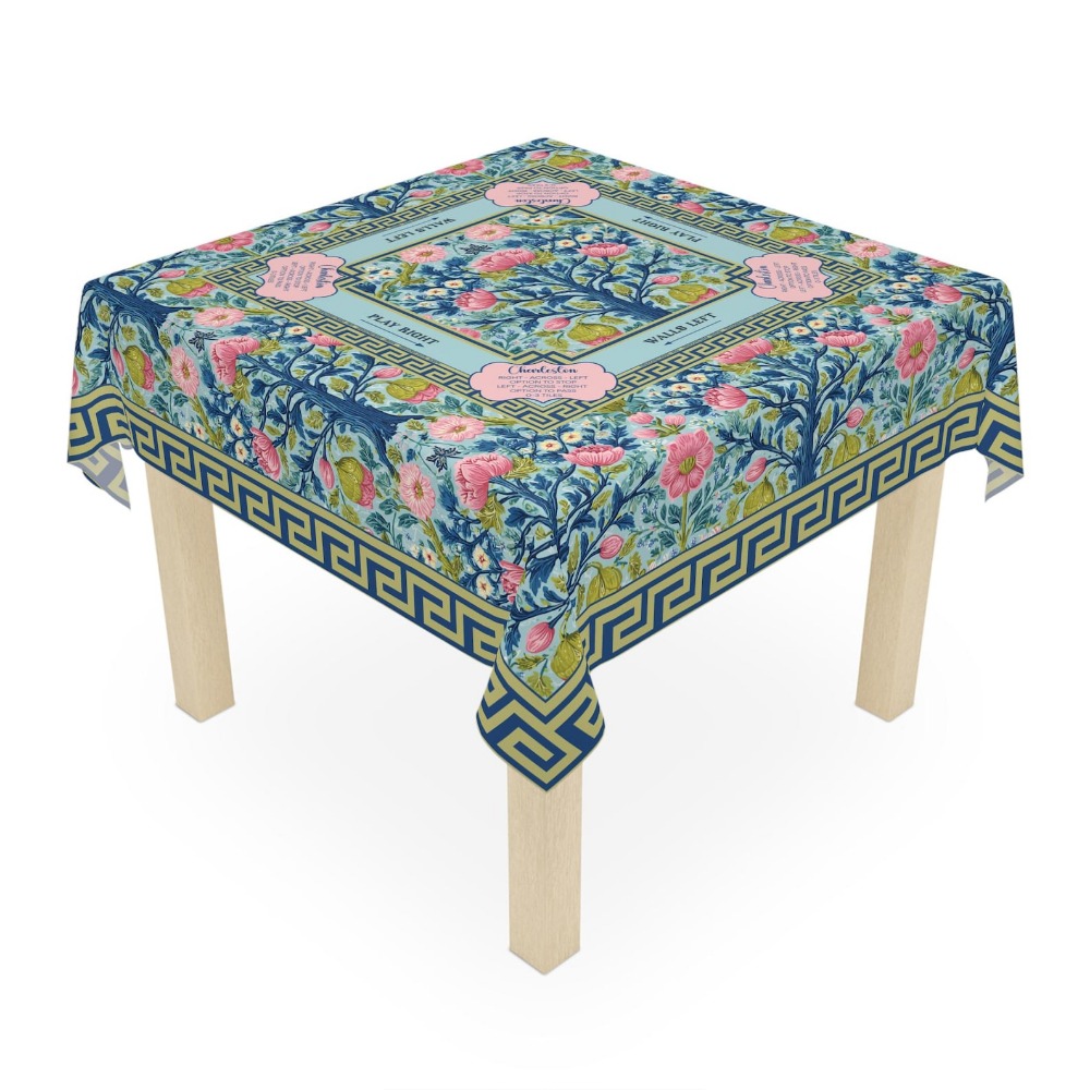 Games Garden Party - Garden Majesty Mahjong Square Tablecloth -