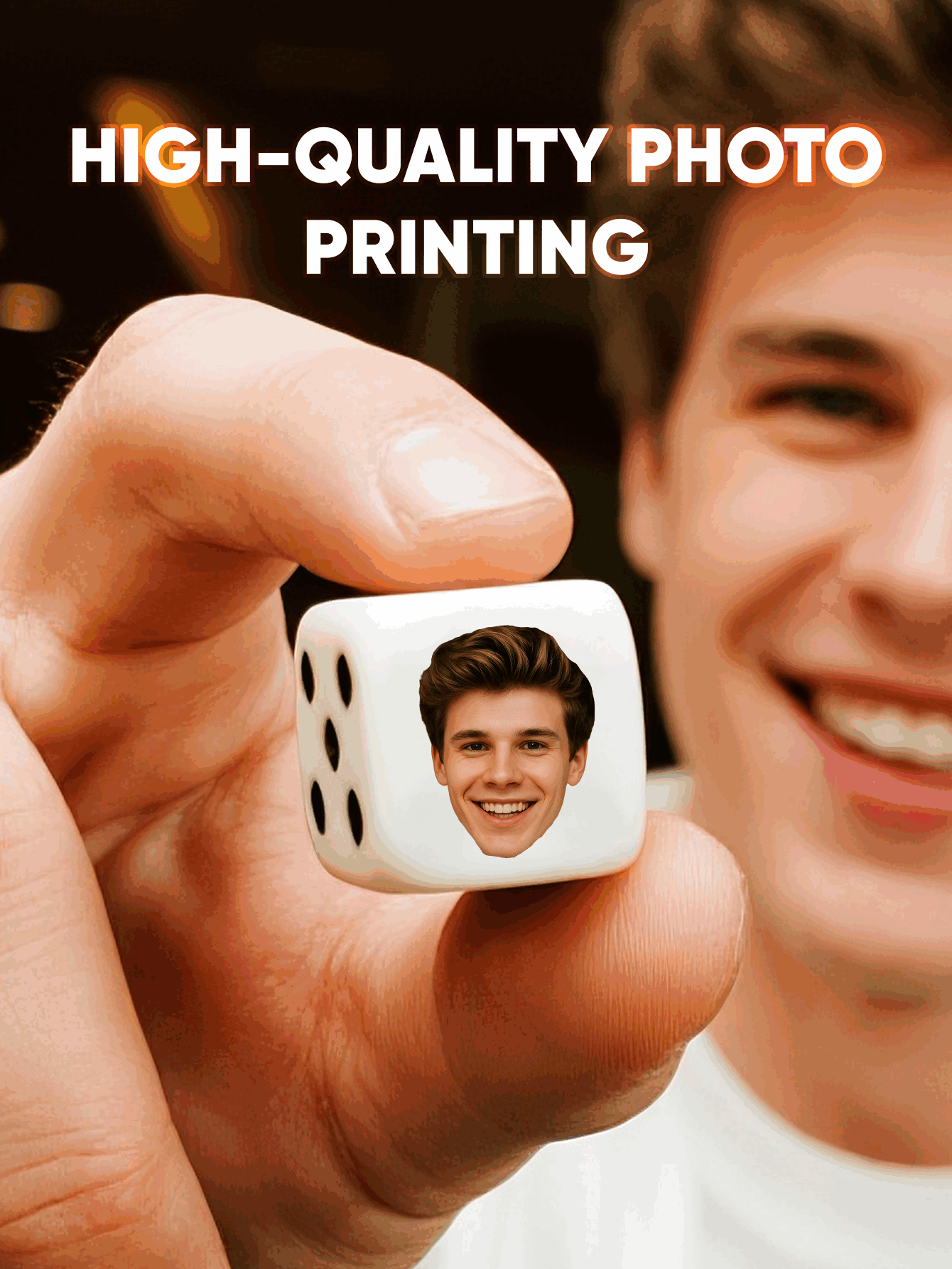 Custom Face Dice Personalized  - Party Games Groups review and price