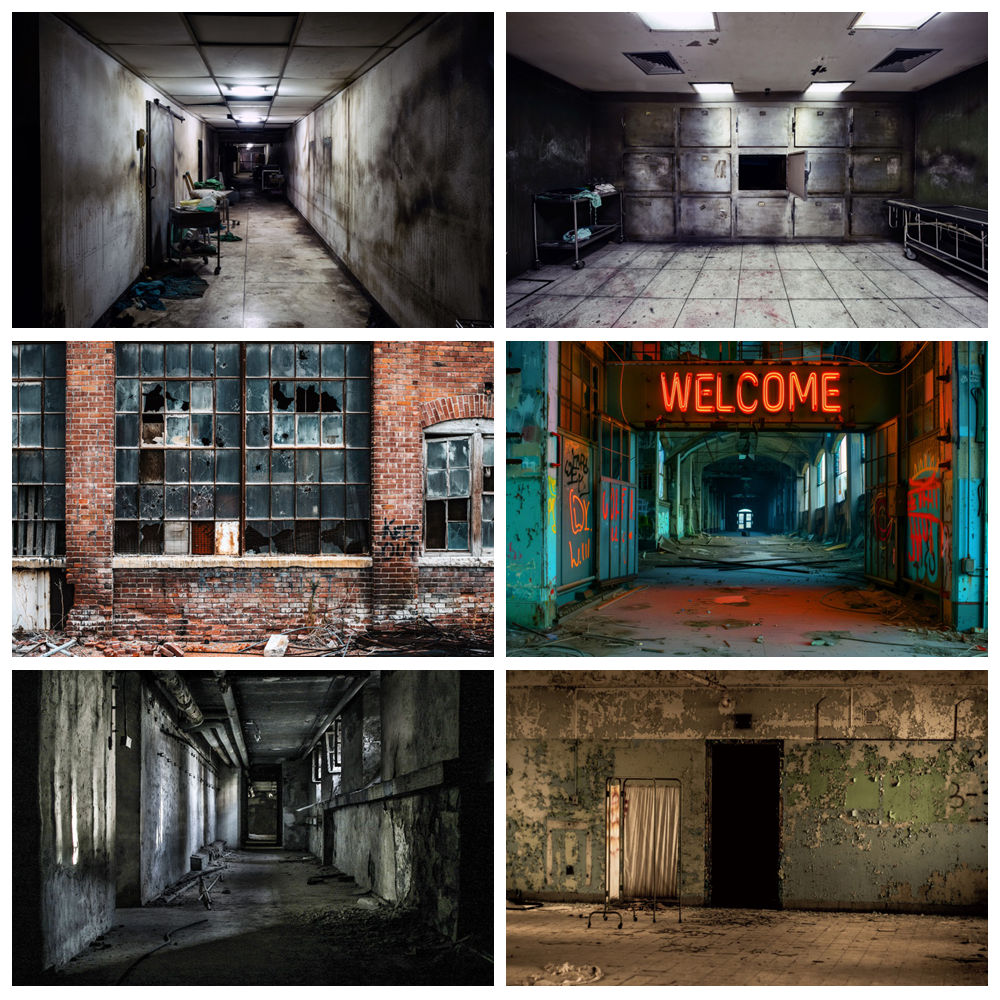 Horror Halloween Decor Backgro - Party Games Lab review and price