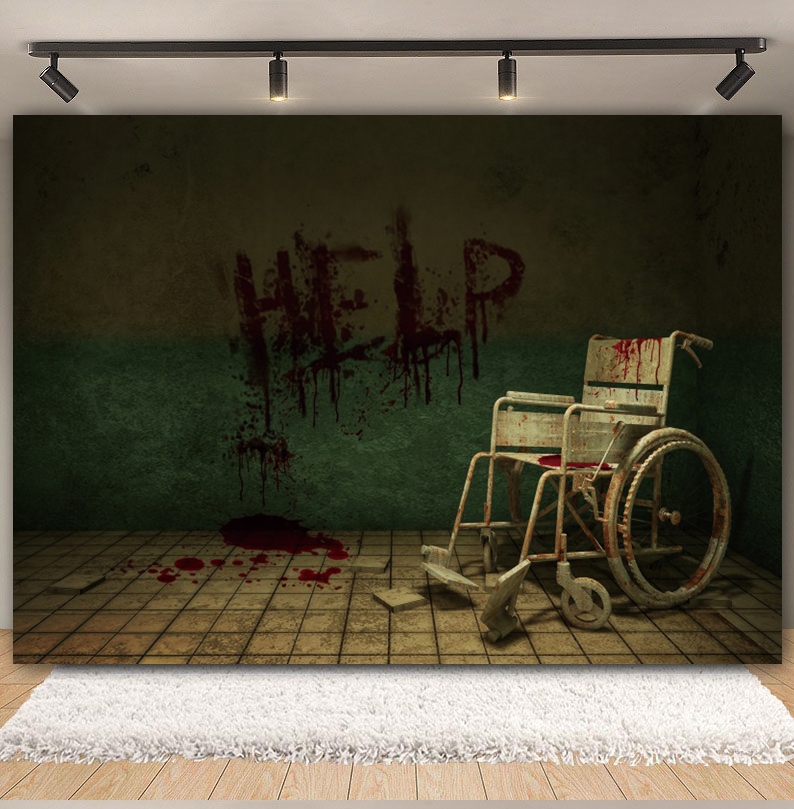Horror Halloween Decor Backgro - Party Games Lab review and price