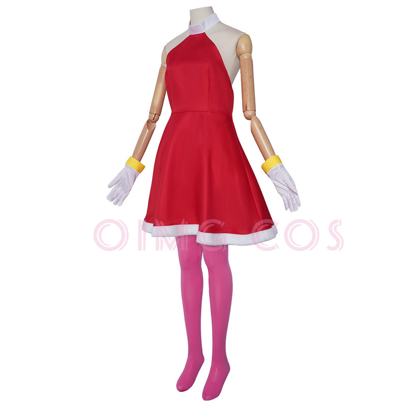 Amy Rose Cosplay Costume Adult - Party Games Groups review and price