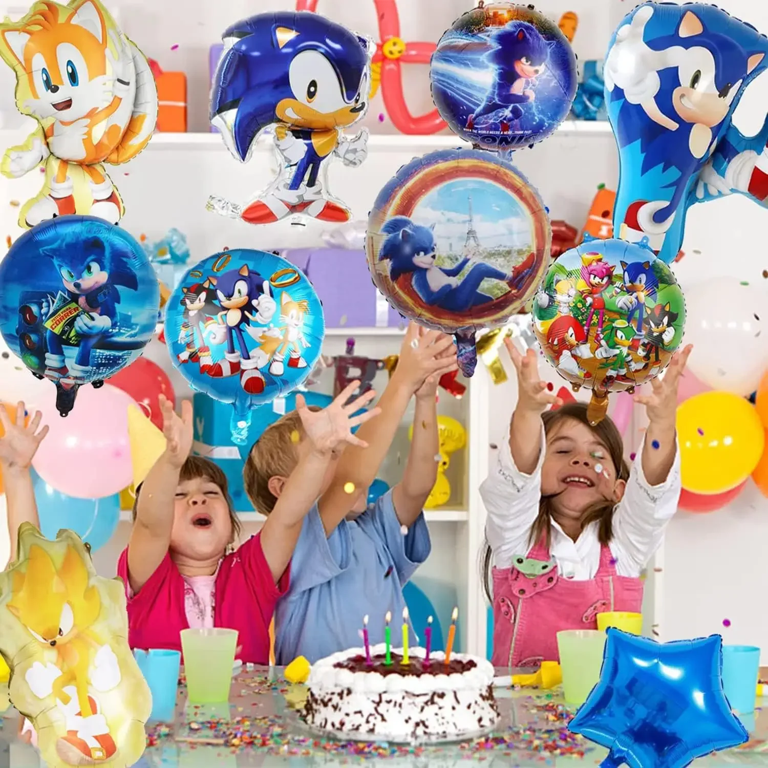 Cartoon Blue Flashing the Hedg - Party Games Kids Birthday review and price