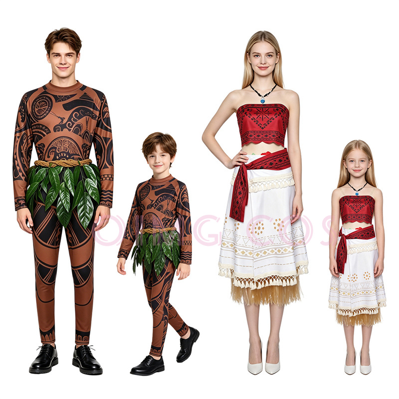 Moanaa Maui‌i Cosplay Costume  - Party Games Groups review and price