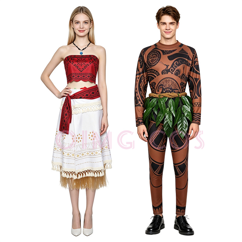 Moanaa Maui‌i Cosplay Costume  - Party Games Groups review and price