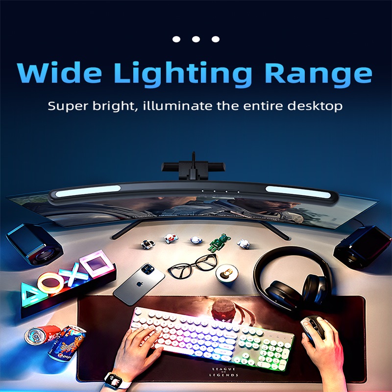 Curved LED Monitor Light Bar R - Party Games On Switch review and price