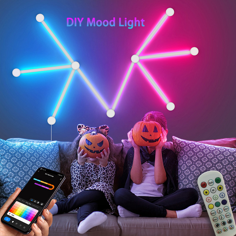 Smart RGB Wall Lamp, Bluetooth - Party Games Groups review and price