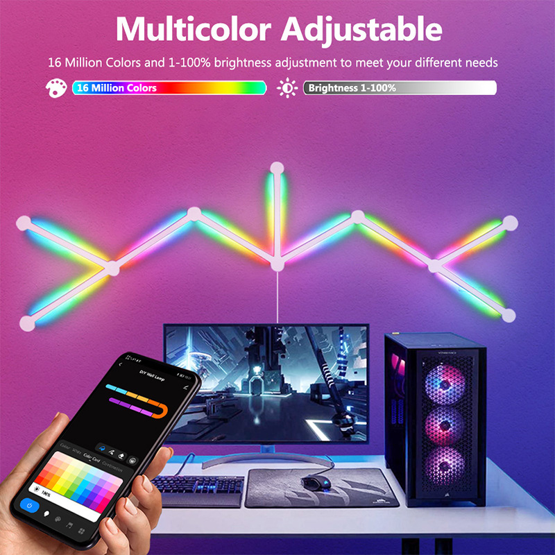 Smart RGB Wall Lamp, Bluetooth - Party Games Groups review and price