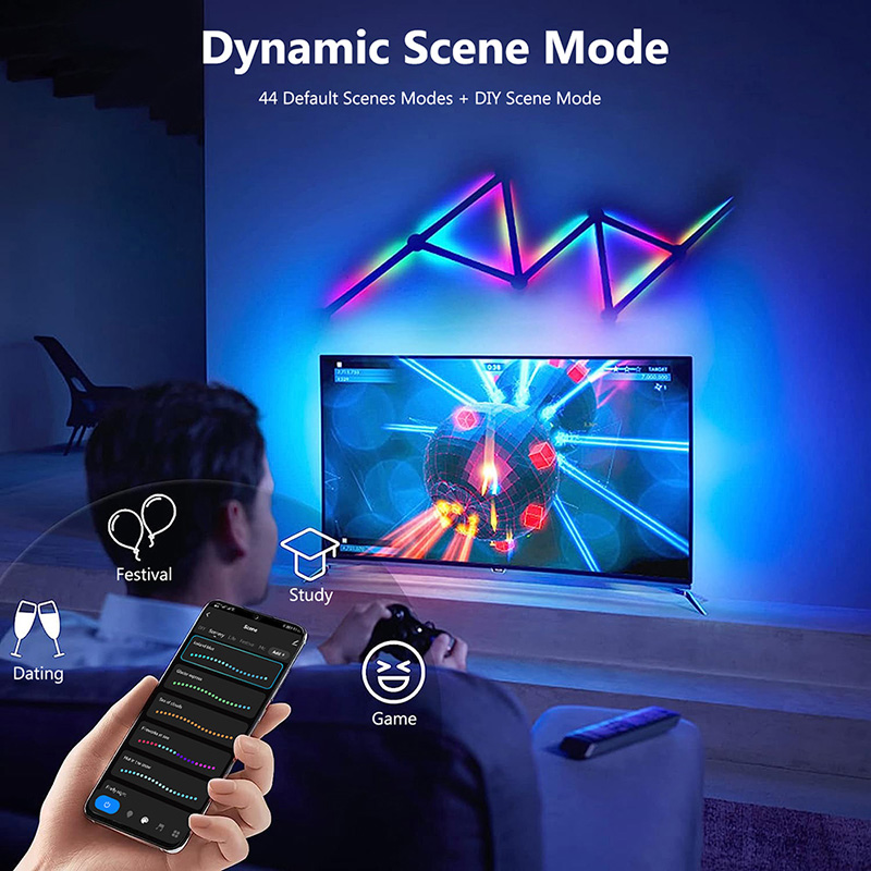 Smart RGB Wall Lamp, Bluetooth - Party Games Groups review and price