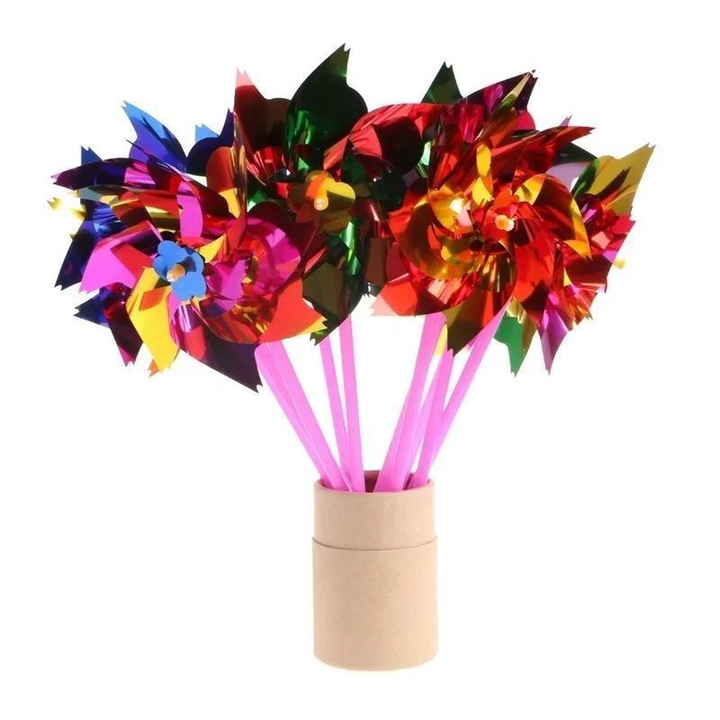 6Pcs Plastic Windmill Pinwheel - Games Garden Party review and price