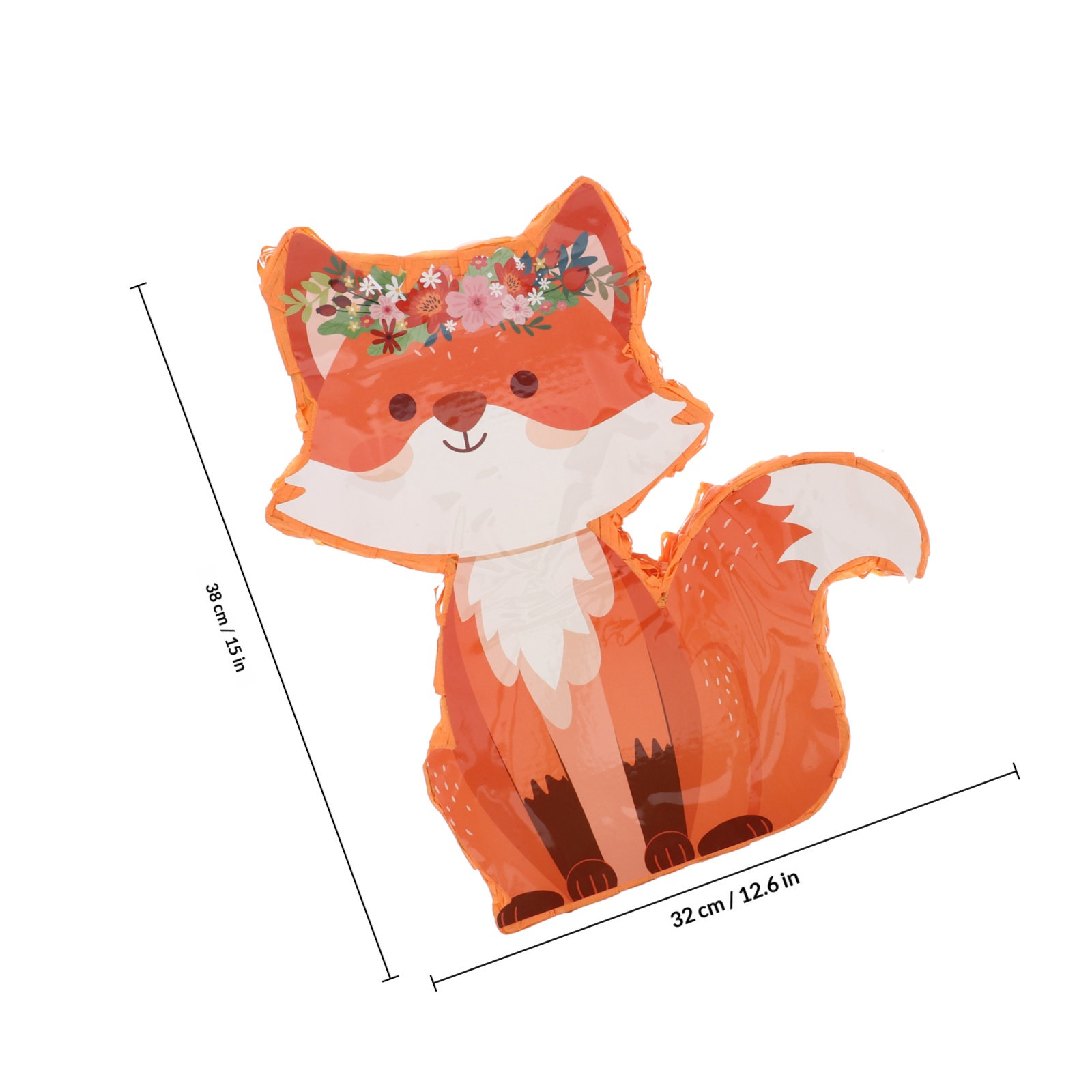 1Set Fox Pinata Paper Animal B - Party Games Kids Birthday review and price