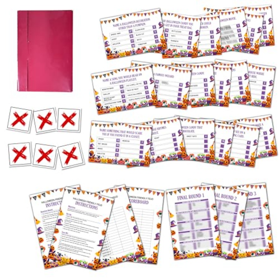 Halloween Friendly Feud Game,  - Party Games For Adults Large Group review and price