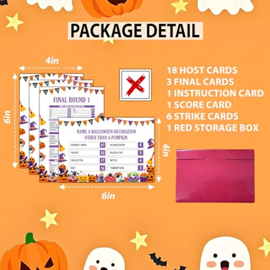 Halloween Friendly Feud Game,  - Party Games For Adults Large Group review and price