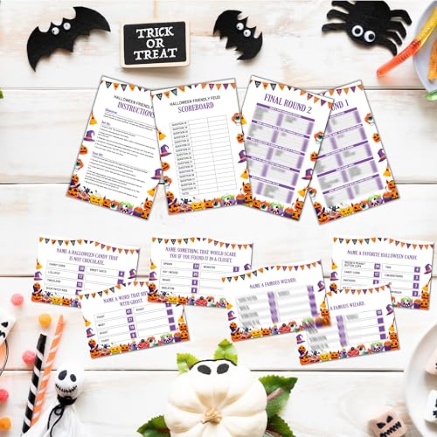 Halloween Friendly Feud Game,  - Party Games For Adults Large Group review and price