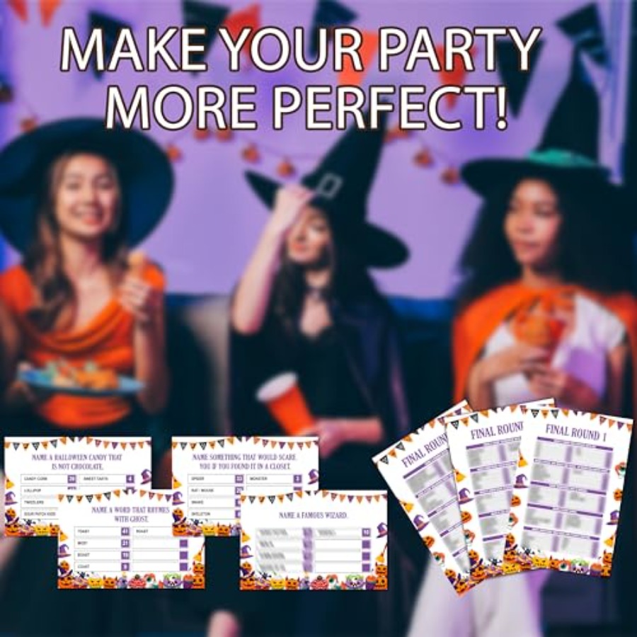 Halloween Friendly Feud Game,  - Party Games For Adults Large Group review and price