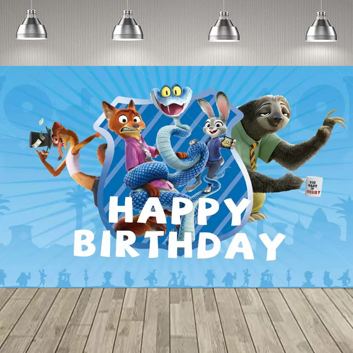 Cartoon Zootopia Party Decorat - Zootopia Party Games review and price