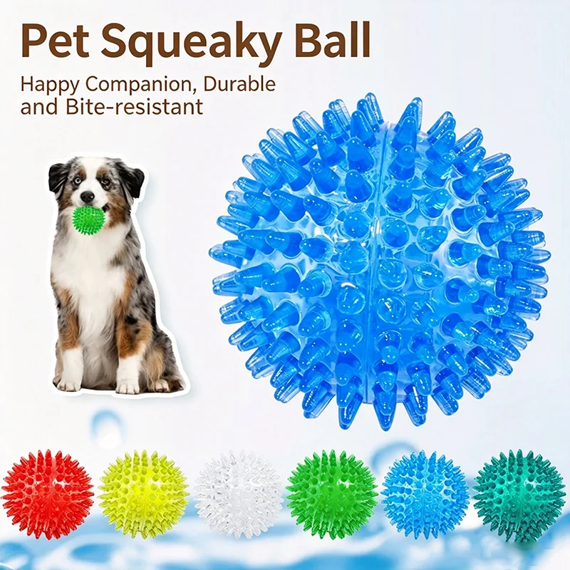 TPR Squeaky Spiked Dog Ball Ch - Spike Ball Game review and price