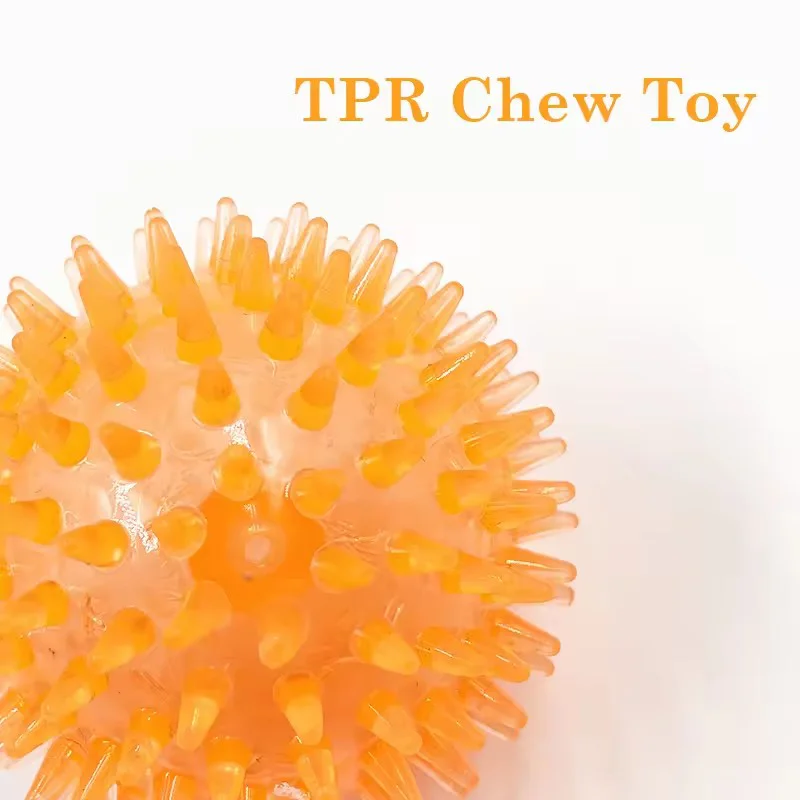 TPR Squeaky Spiked Dog Ball Ch - Spike Ball Game review and price