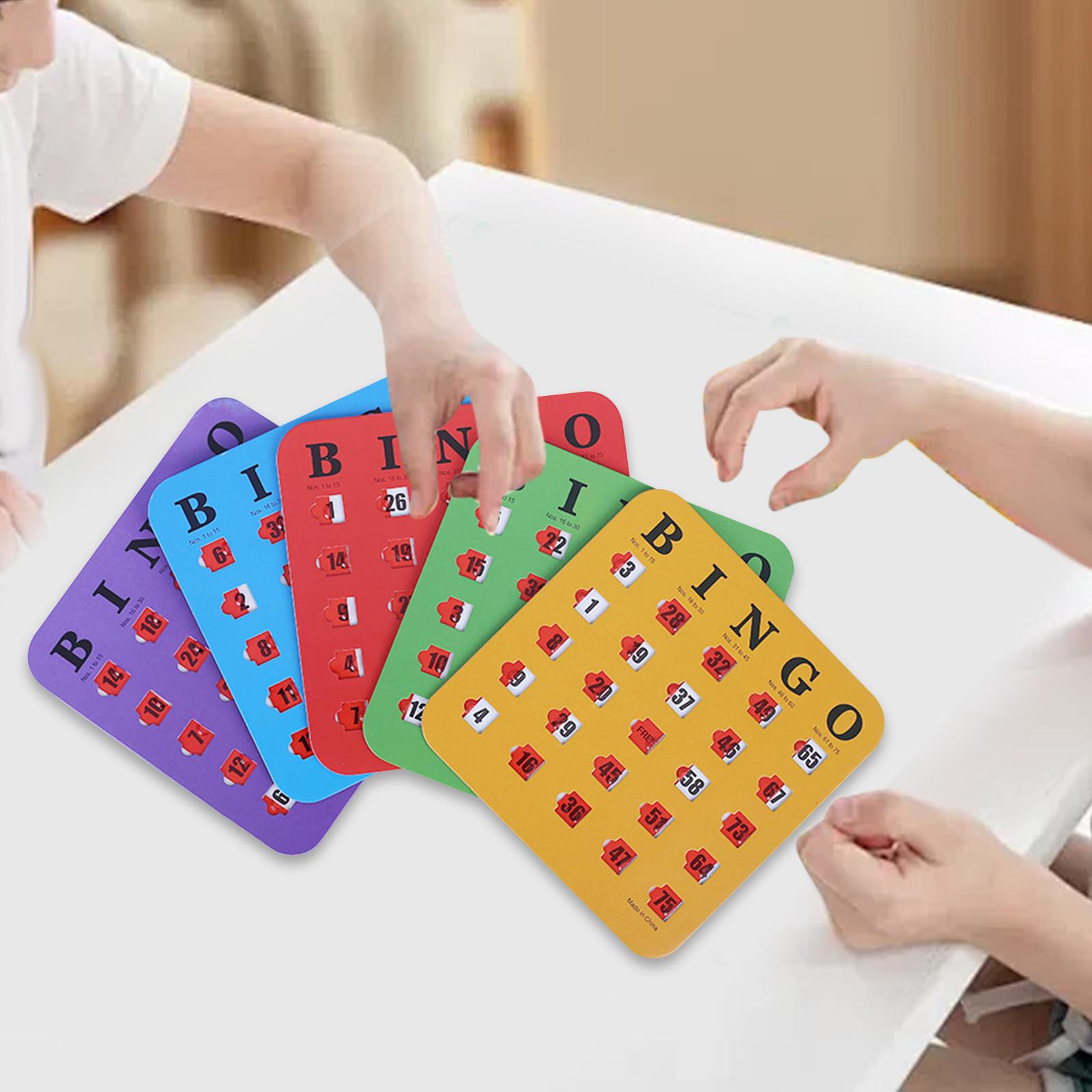 5 Pieces Large Print Bingo Car - Party Games For Adults Large Group review and price